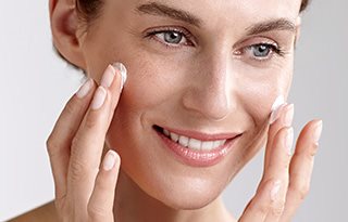 Schermo solare viso con protezione HEVL