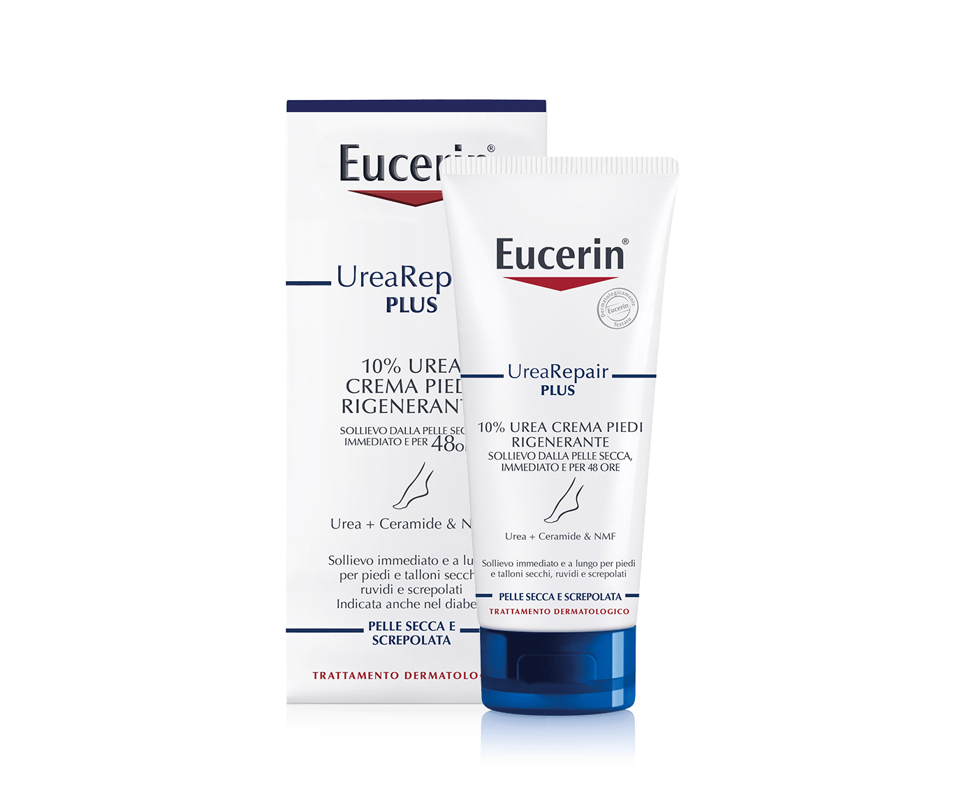 Crema piedi secchi Rigenerante 10% Urea - Eucerin UreaRepair